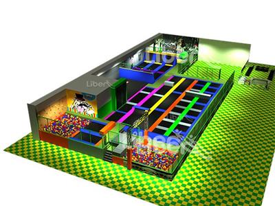 China Popular According to Building Size Trampoline Park Manufacturer